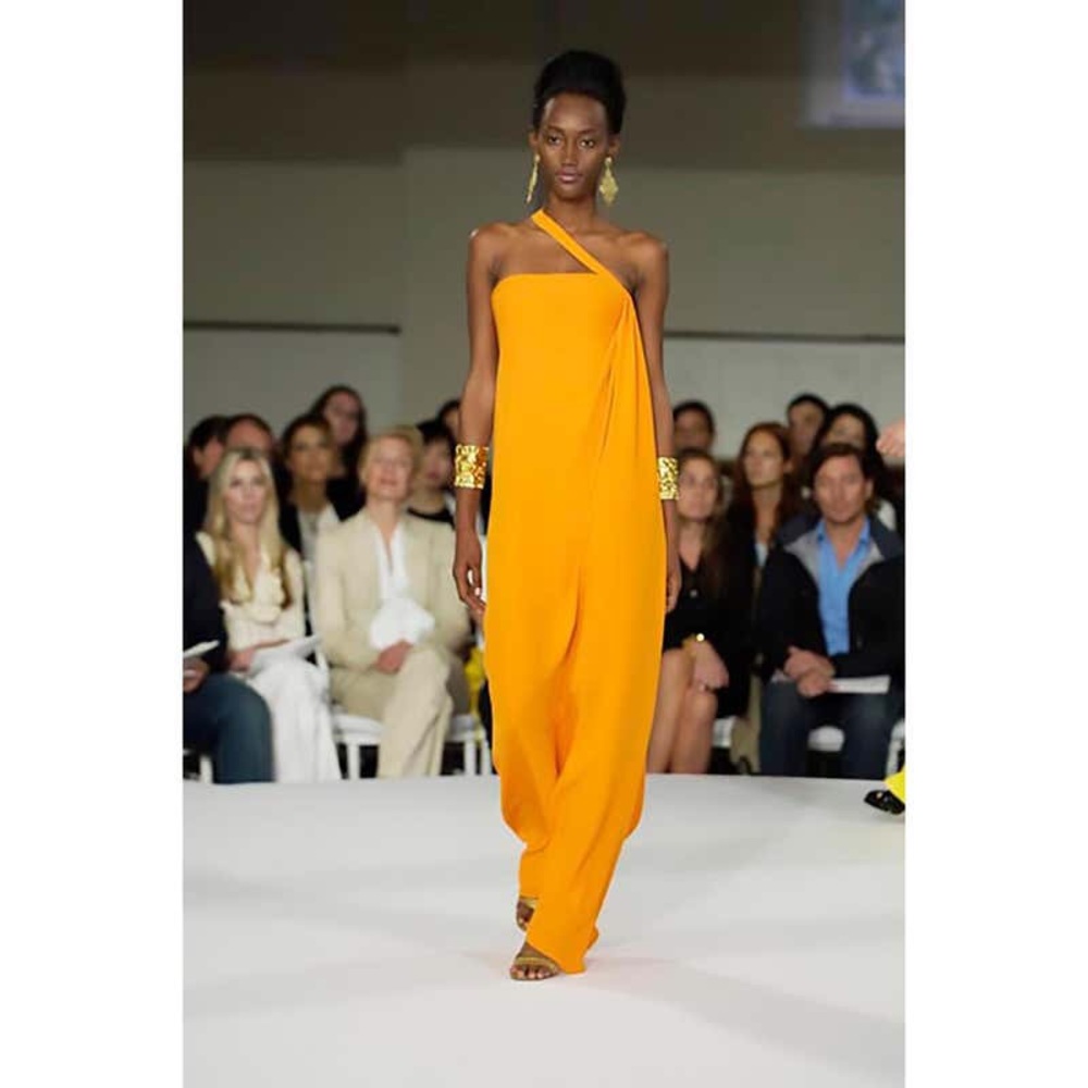 2000s  Oscar de la Renta silk gown